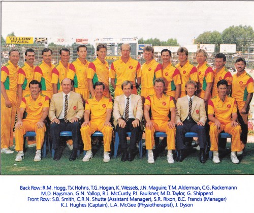 1985 Rebel Tour Australian Team Photo